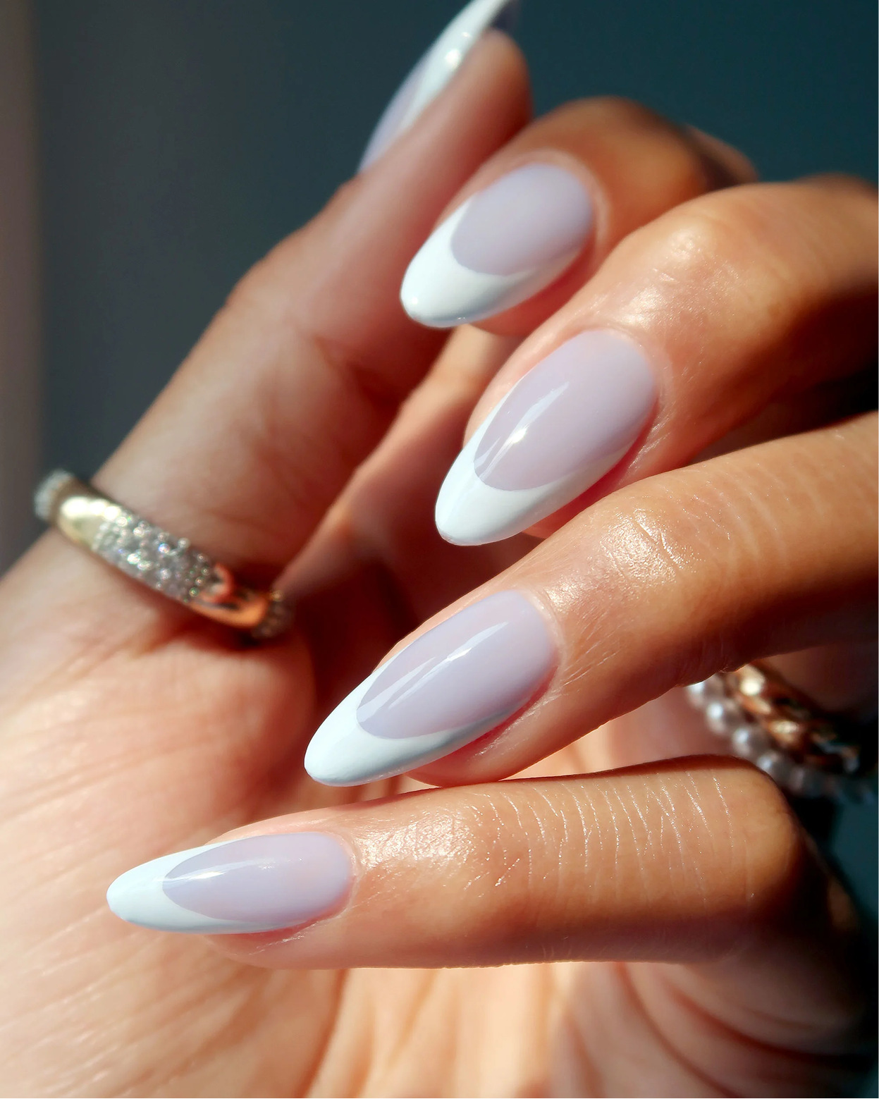 Blueberry Milk Nails